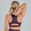 Sarah Sports Bra - Eggplant - Senita Athletics