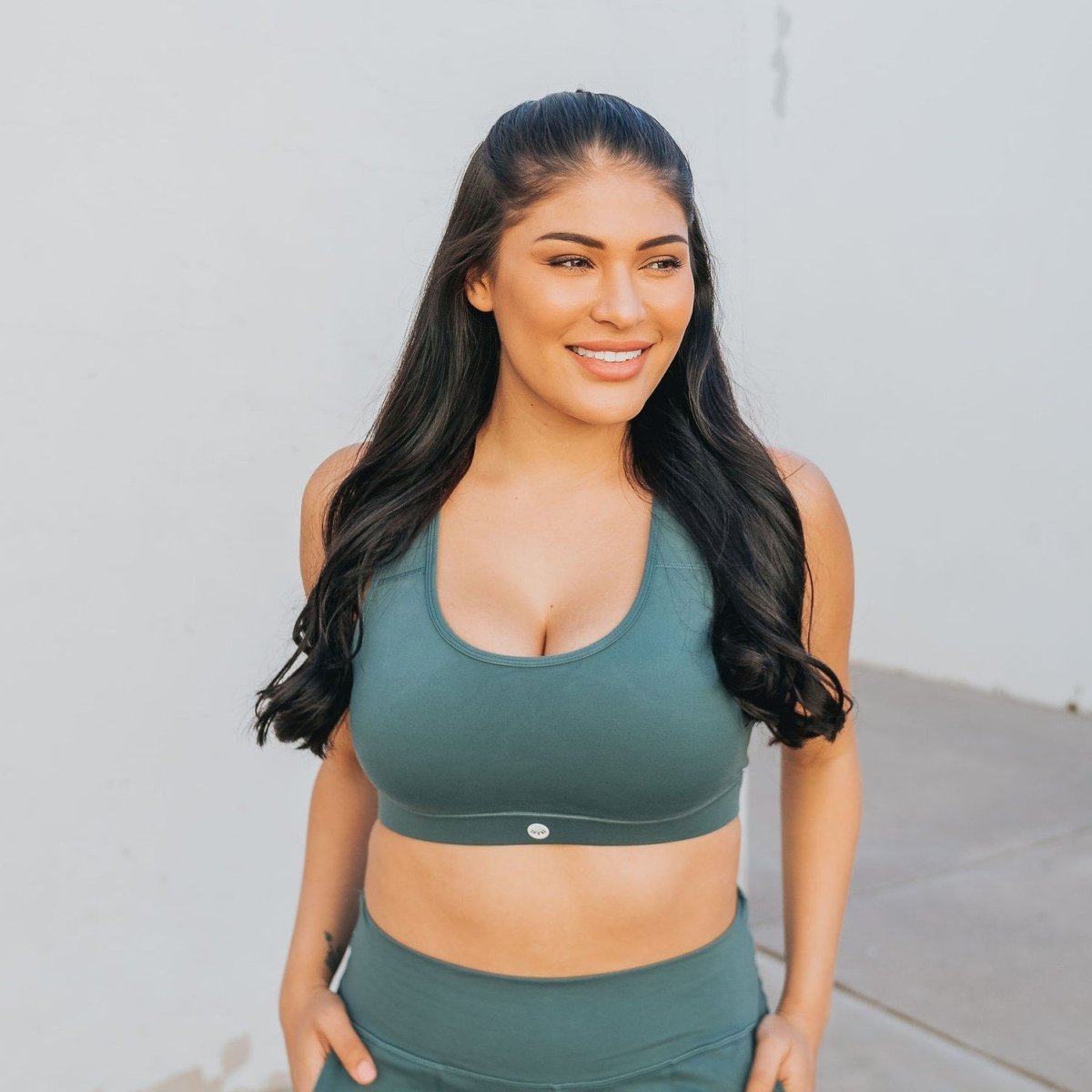 Sarah Sports Bra - Fern - Senita Athletics