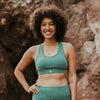 Sarah Sports Bra - Forest - Senita Athletics