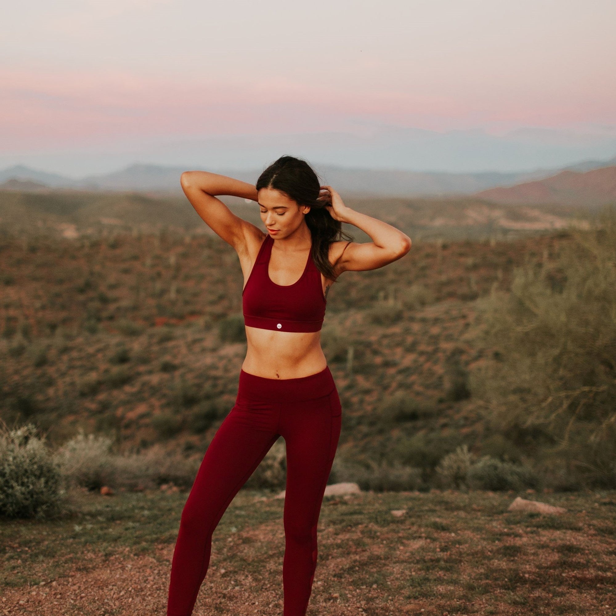 Sarah Sports Bra - Mulberry - Senita Athletics