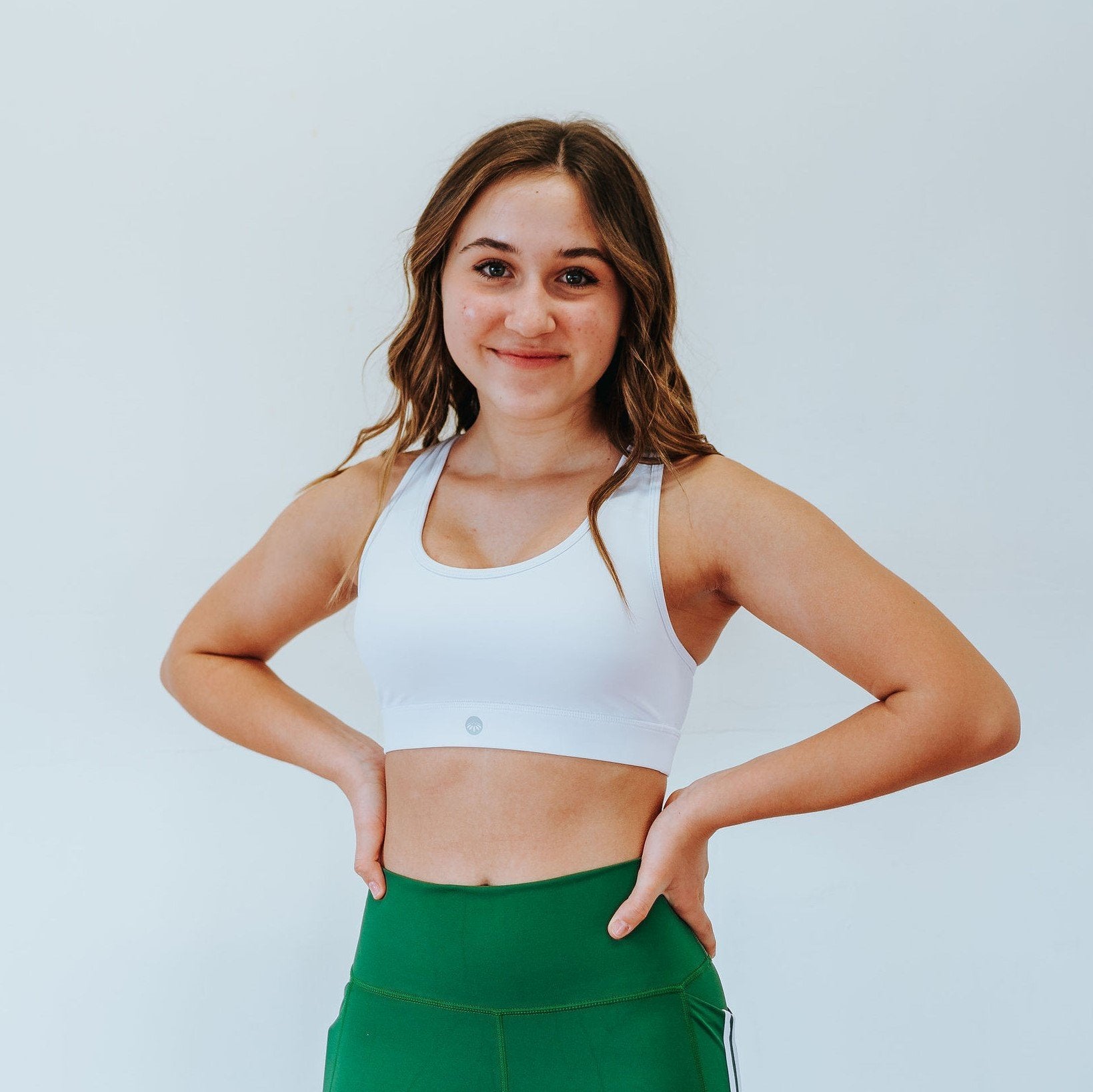 Sarah Sports Bra - White - Senita Athletics