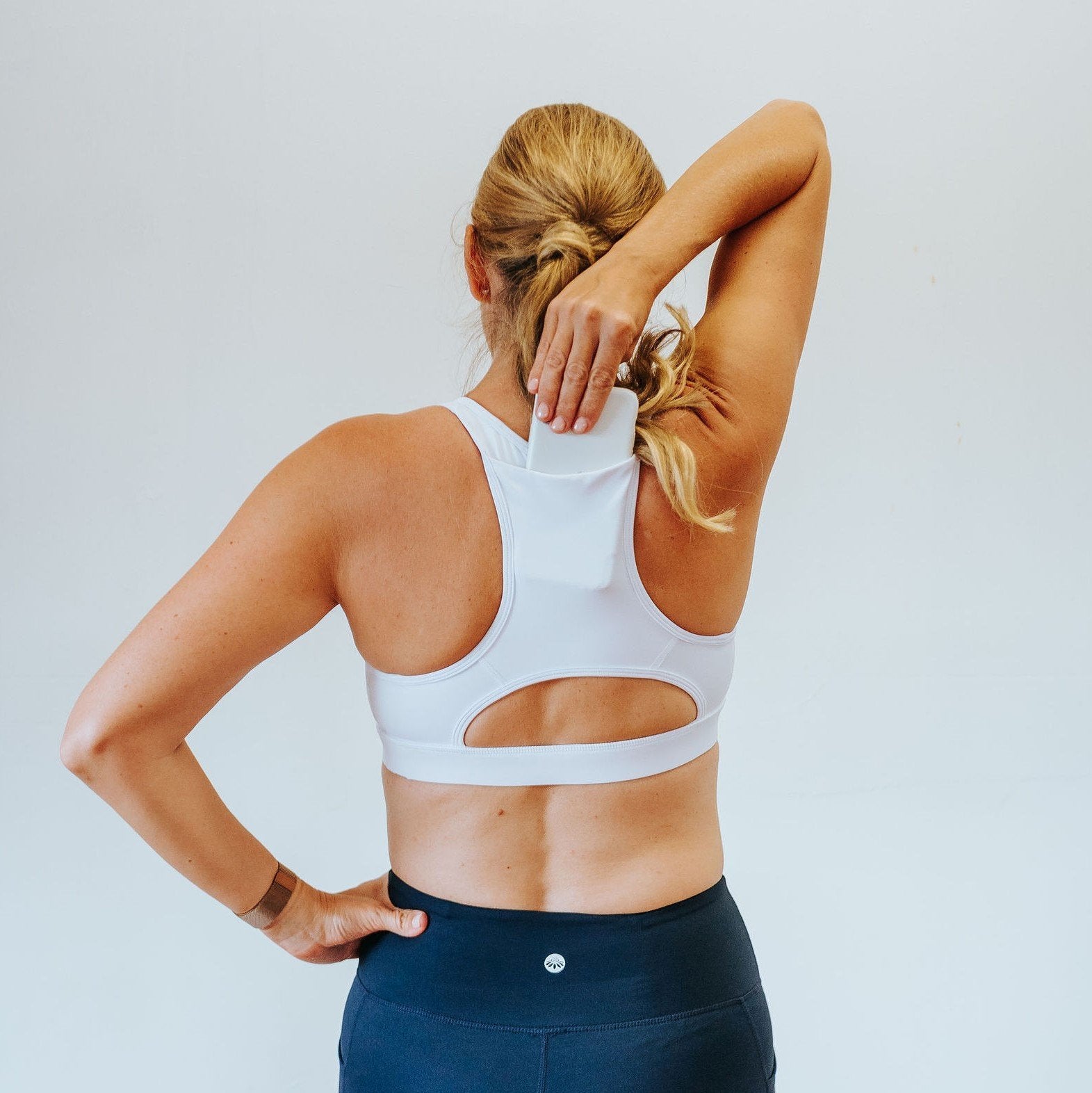 Sarah Sports Bra - White - Senita Athletics