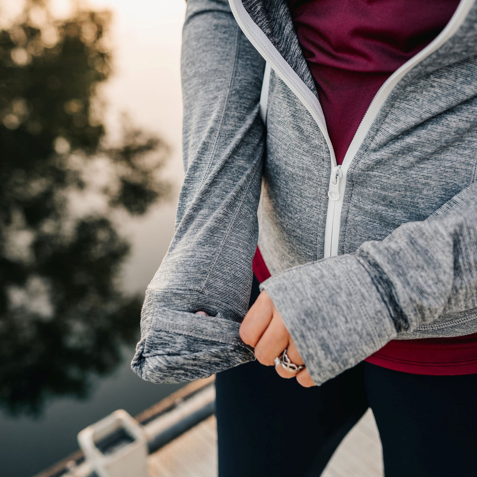 Sculpt Jacket - Gray - Senita Athletics