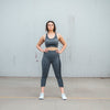 Seamless Power Capris - Gray - Senita Athletics