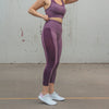 Seamless Power Capris - Purple - Senita Athletics