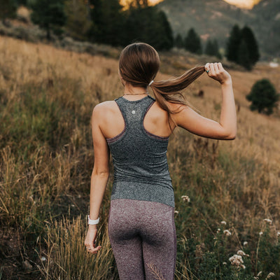 Seamless Power Tank Top - Gray - Senita Athletics