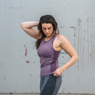 Seamless Power Tank Top - Purple - Senita Athletics