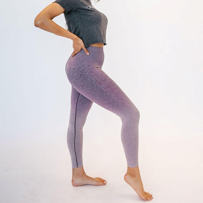 Seamless Strength Leggings - Eggplant Ombre - Senita Athletics
