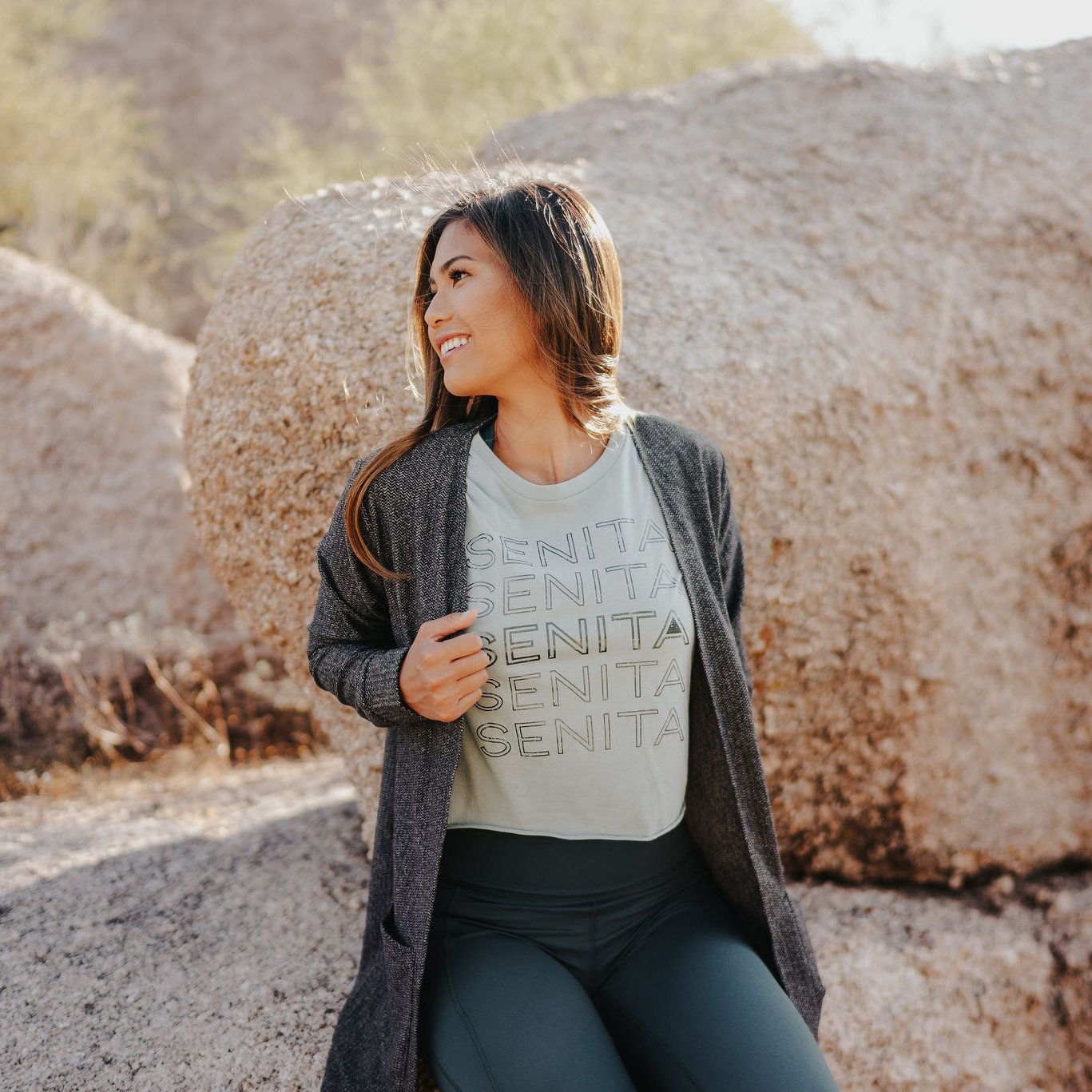 Senita Crop Top - Green - Senita Athletics
