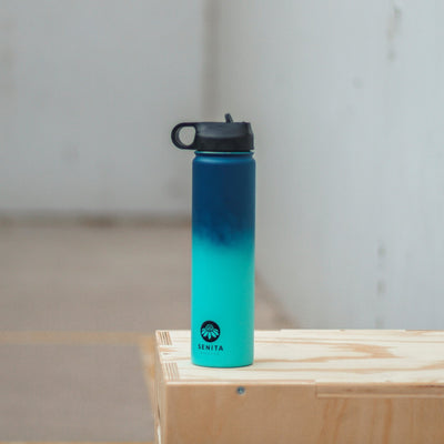 Senita Water Bottle - Blue Ombre - Senita Athletics