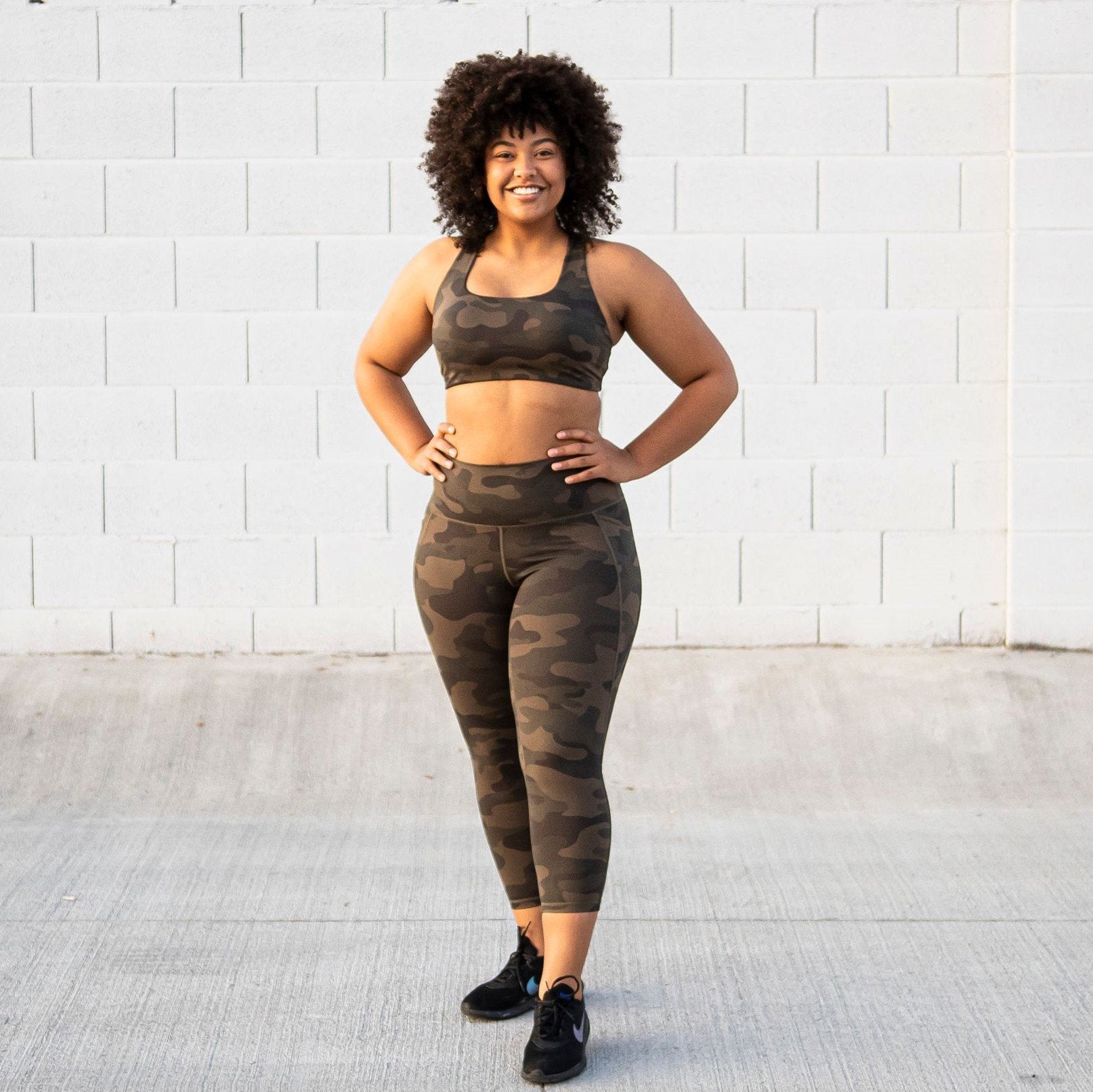 Shakti 7/8 Capris - Camo - Senita Athletics