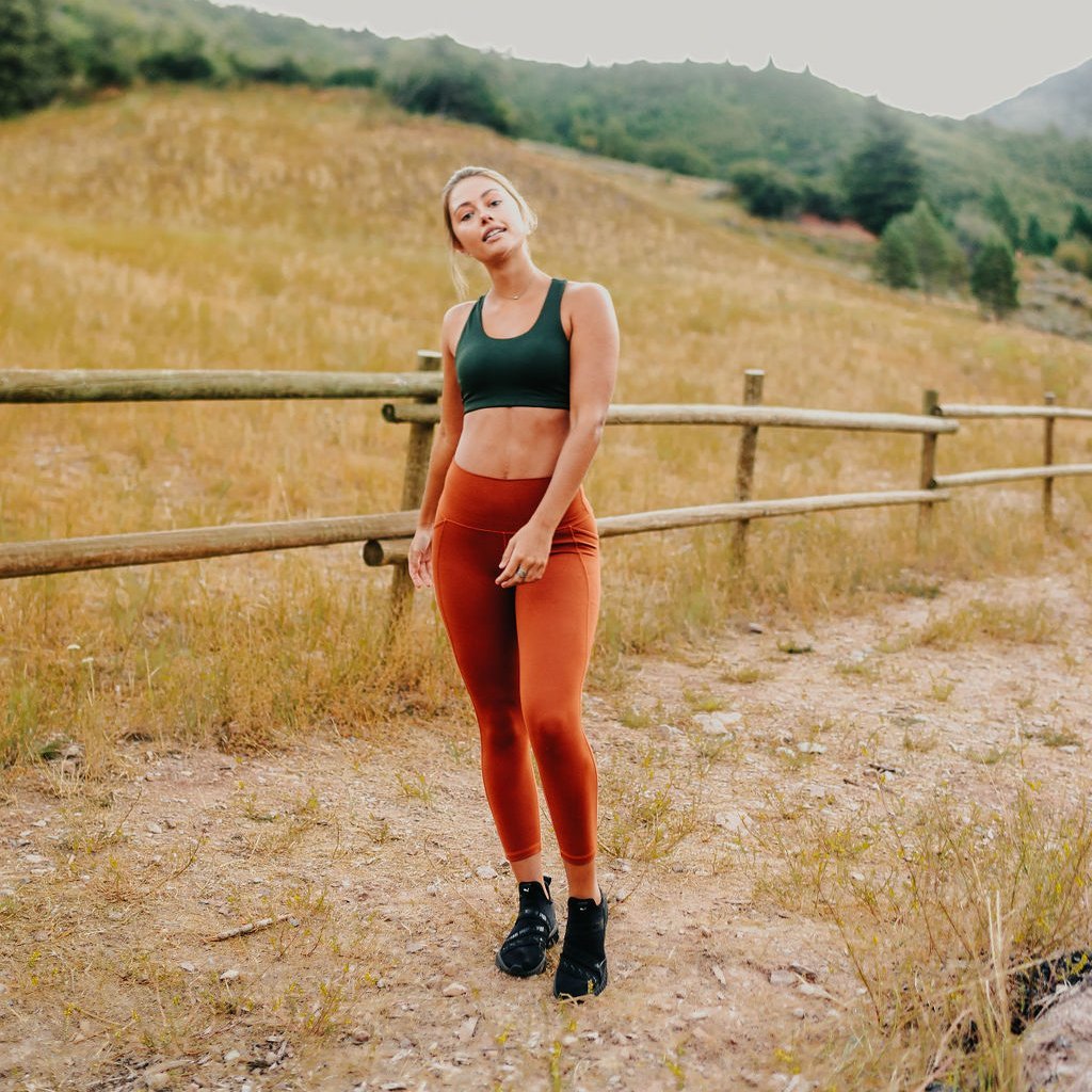 Shakti 7/8 Capris - Copper - Senita Athletics