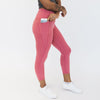 Shakti 7/8 Capris - French Rose - Senita Athletics