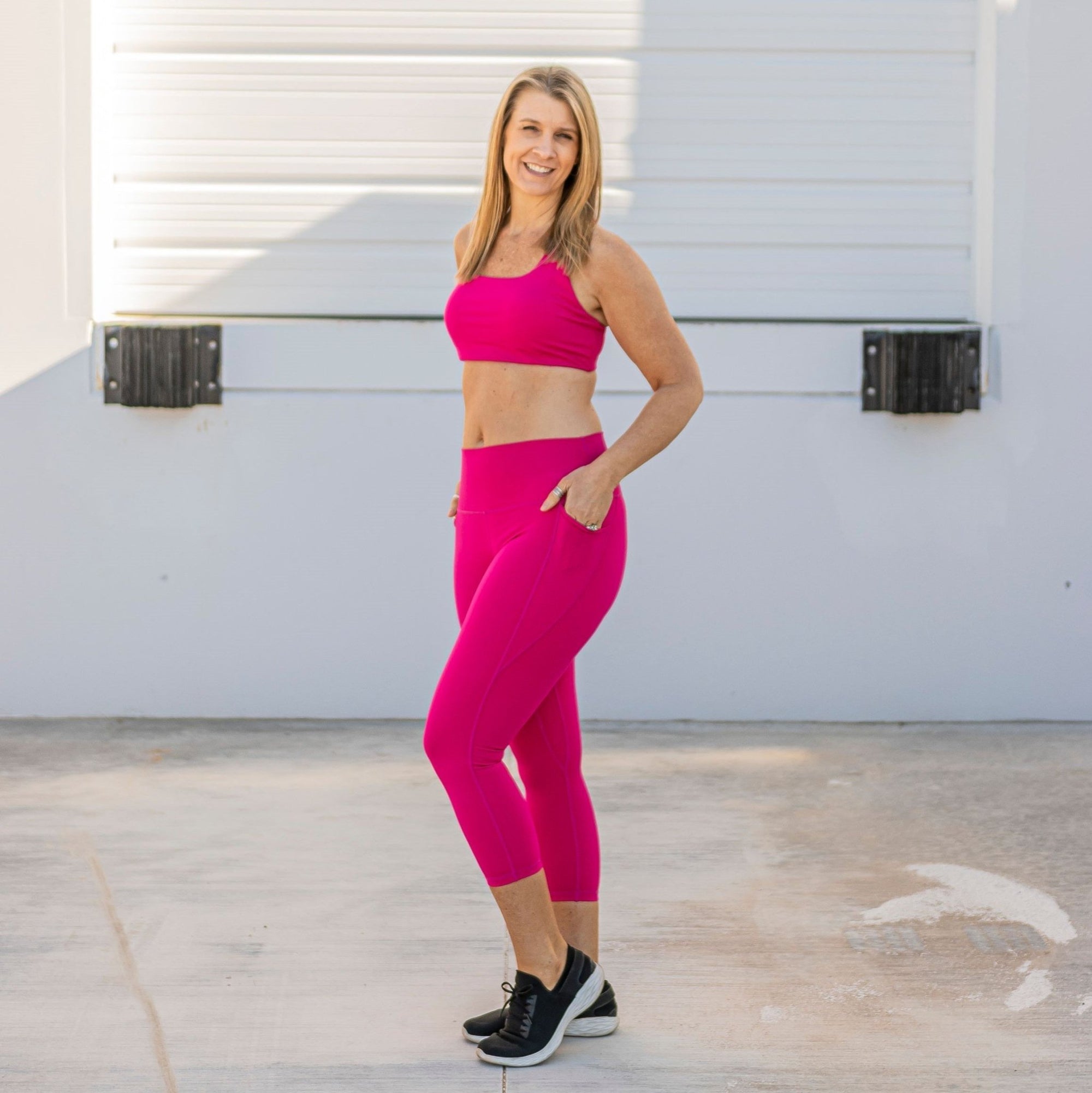 Shakti 7/8 Capris - Punch - Senita Athletics