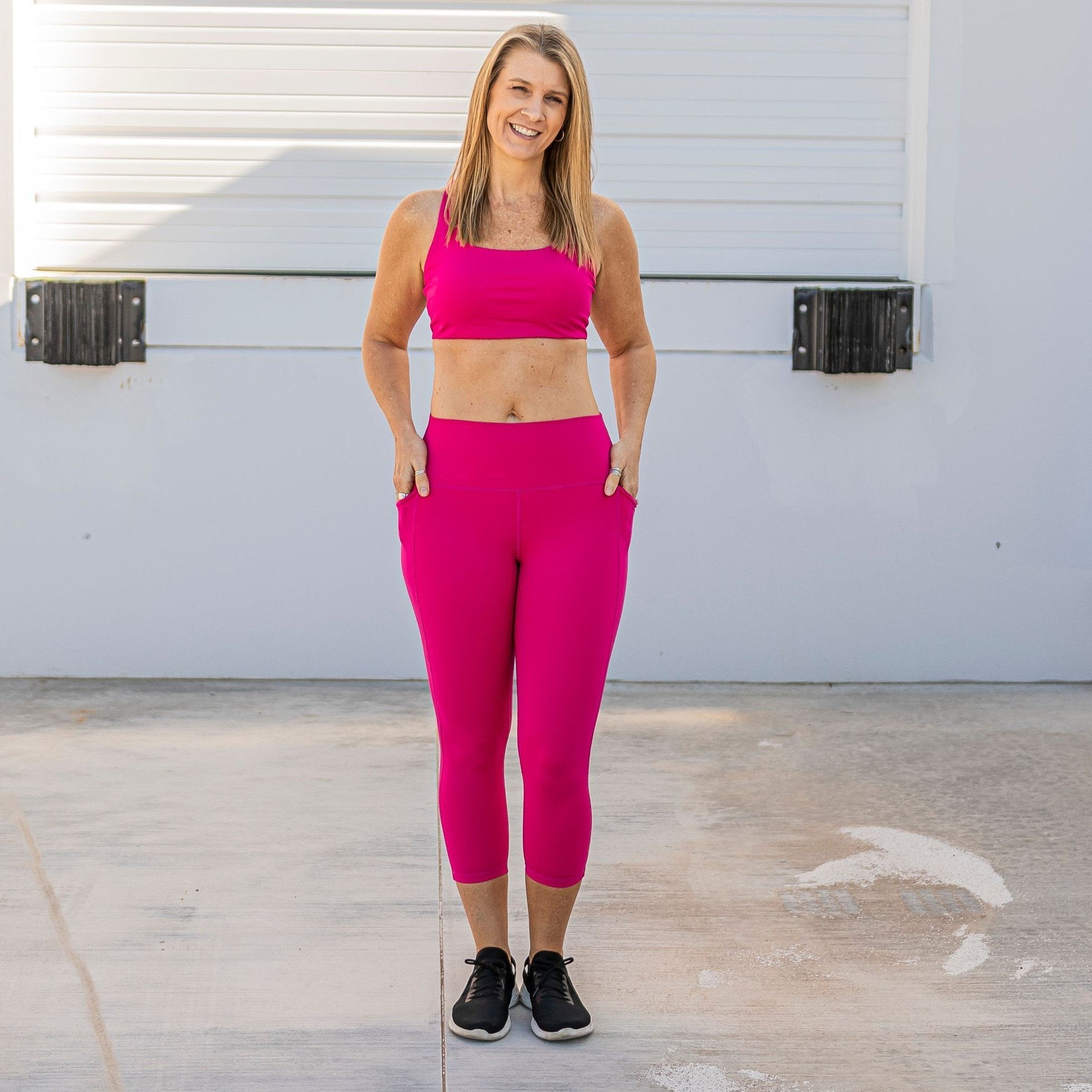 Shakti 7/8 Capris - Punch - Senita Athletics