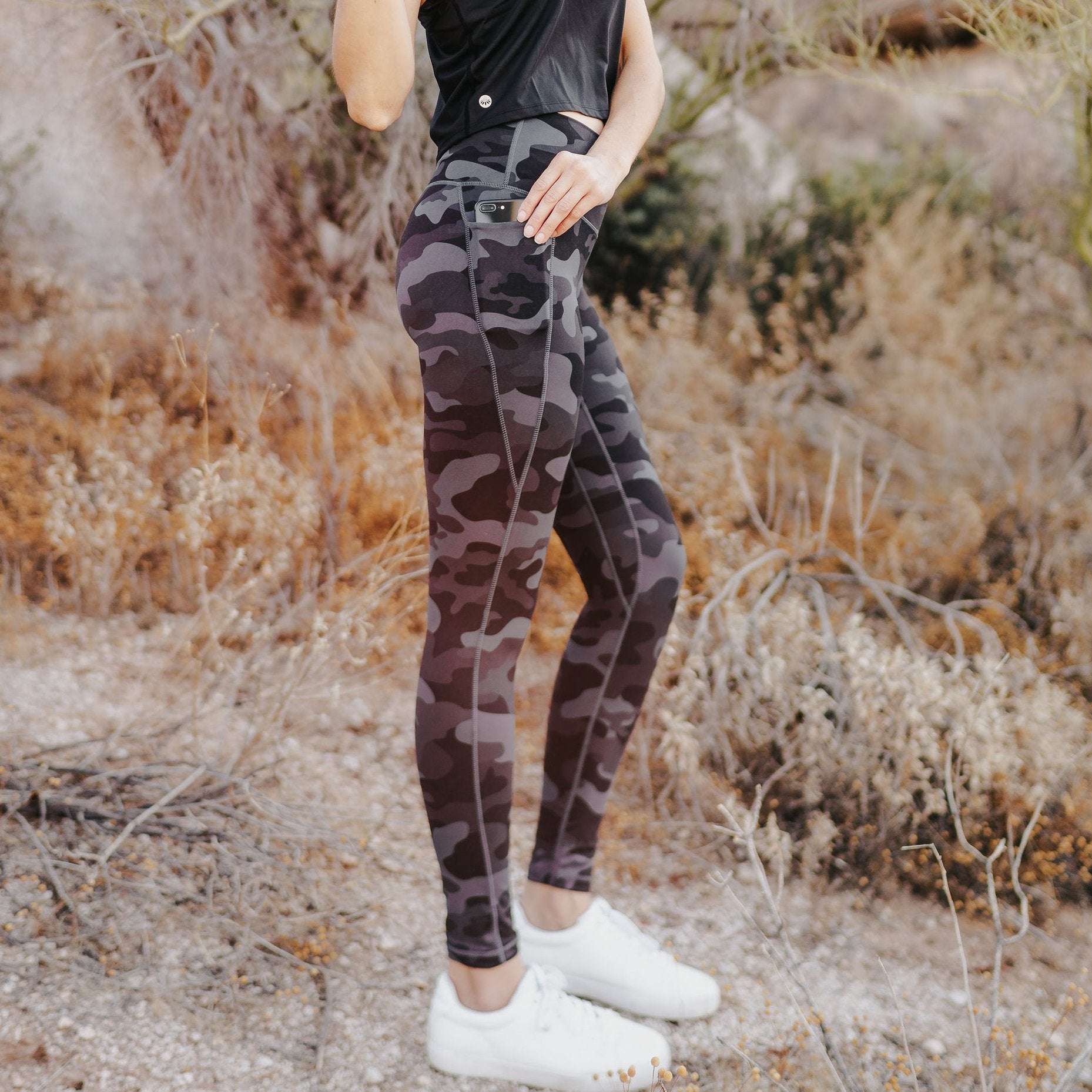 Shakti Pants - Black Camo - Senita Athletics