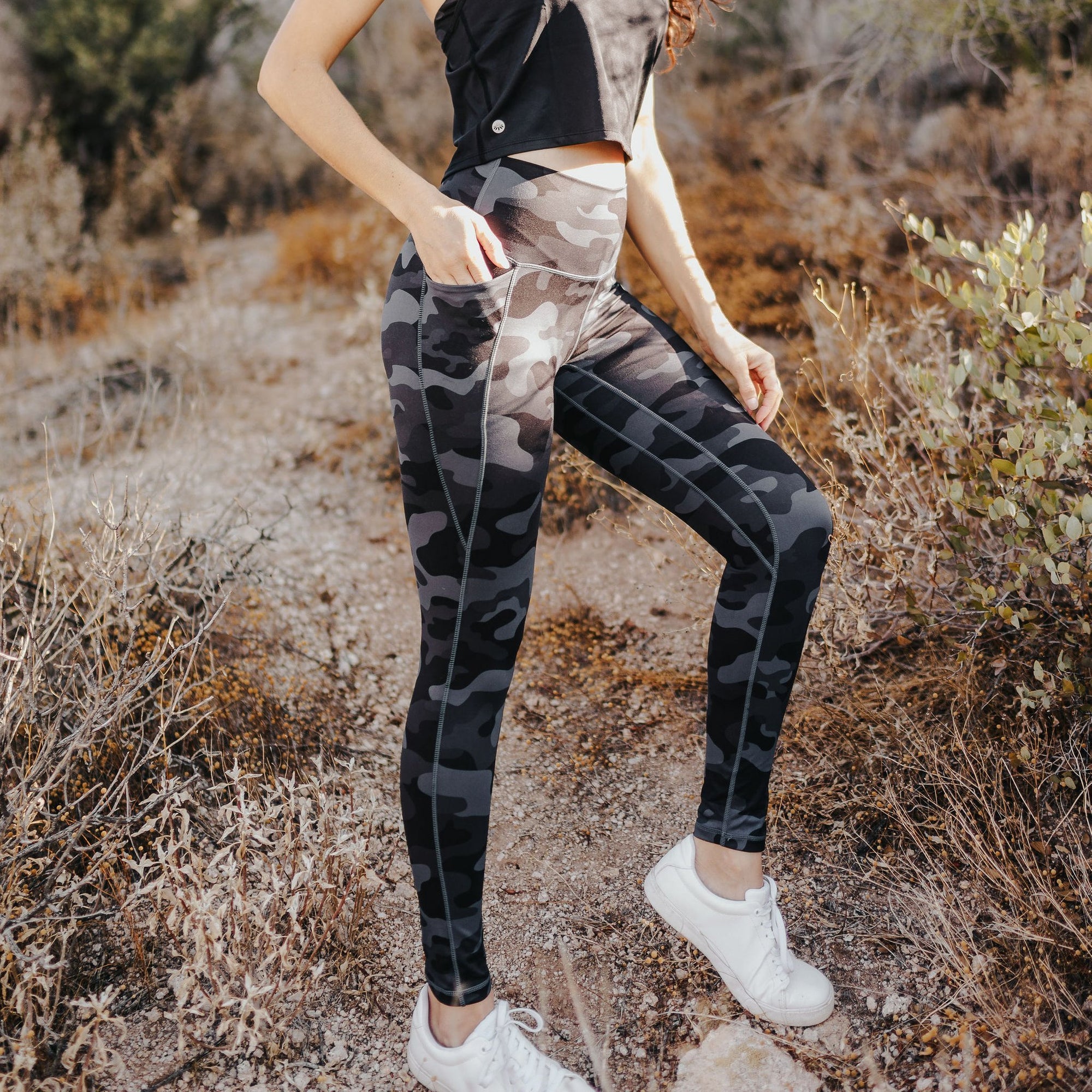 Shakti Pants - Black Camo - Senita Athletics