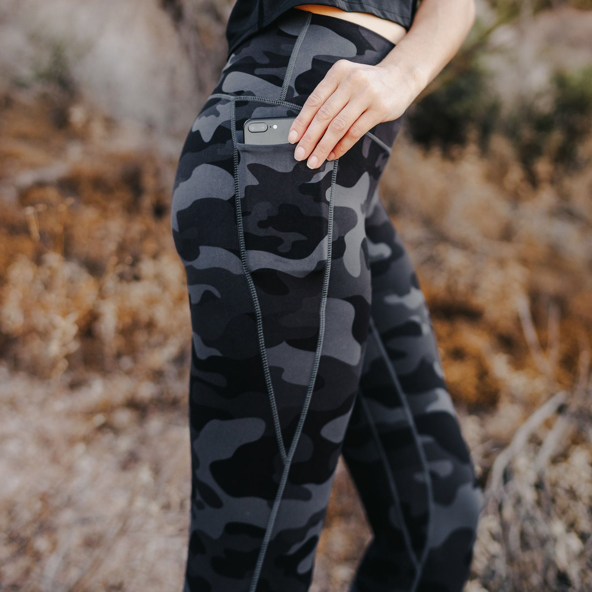 Shakti Pants - Black Camo - Senita Athletics