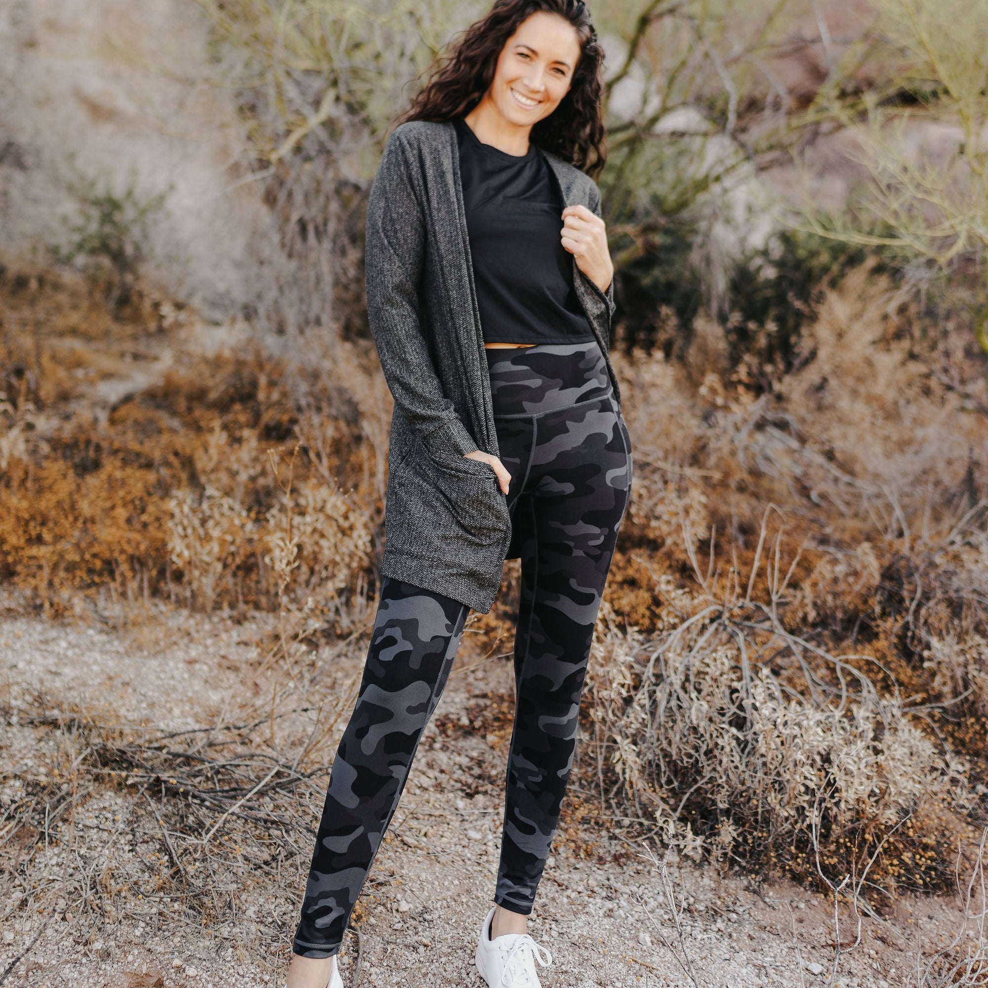 Shakti Pants - Black Camo - Senita Athletics