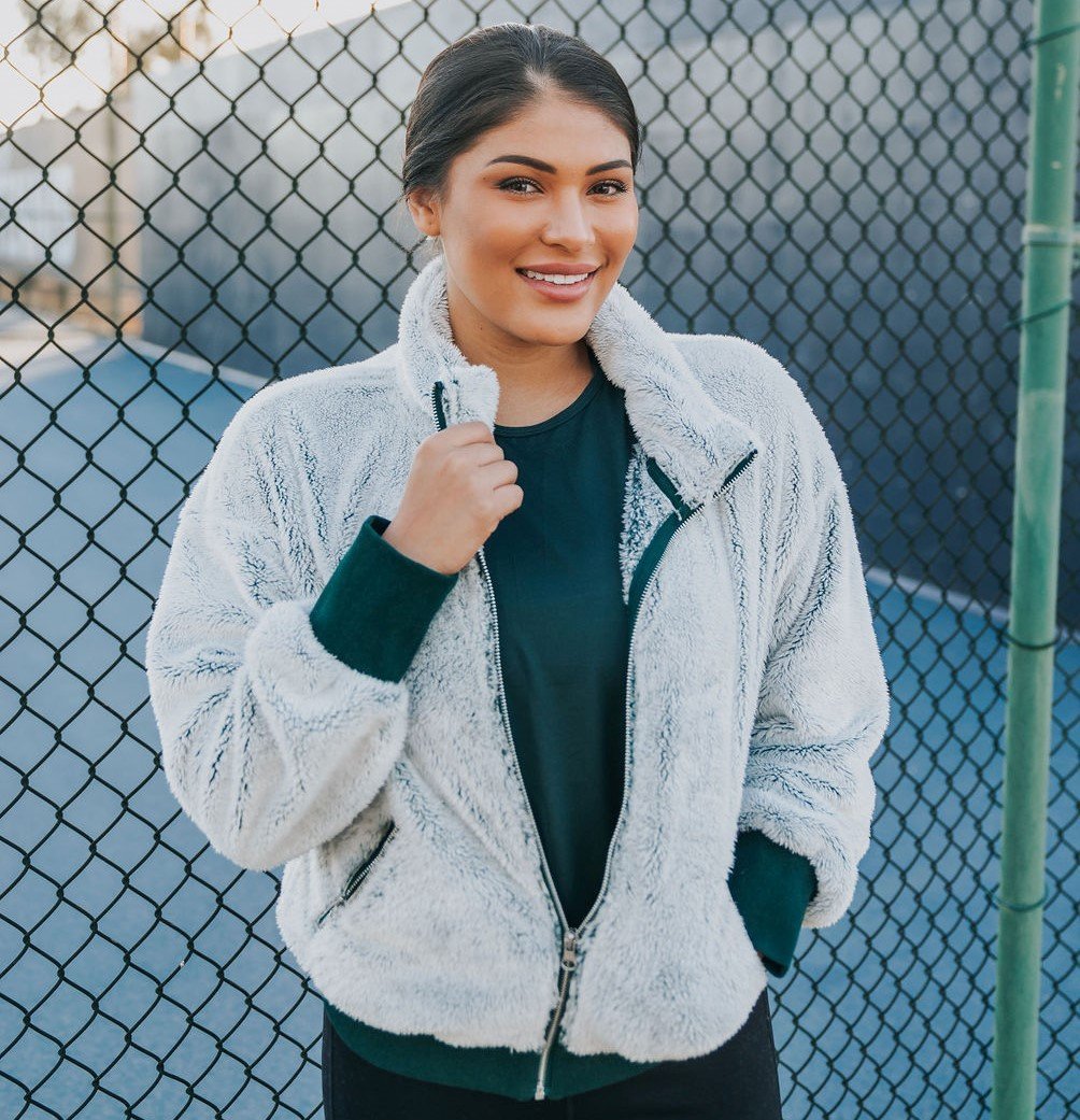 Sherpa Bomber Jacket - Ponderosa - Senita Athletics