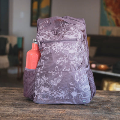 Signature Backpack - Pink Hibiscus - Senita Athletics