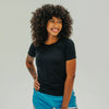 Sporty Seamless Tee - Black - Senita Athletics