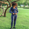 Sporty Zip Up Jacket - Navy - Senita Athletics