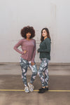 Step Up Pants - Whispering Floral - Senita Athletics