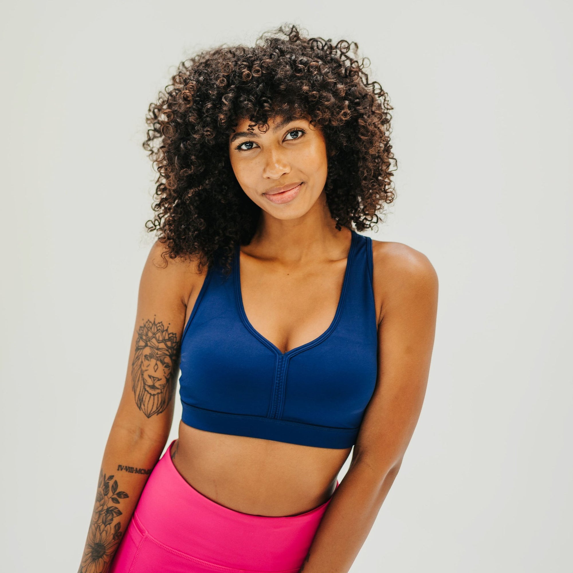 Stow And Go Sports Bra - Classic Navy - Senita Athletics