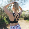 Strappy Sports Bra - Black - Senita Athletics