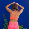 Strappy Sports Bra - Electric - Senita Athletics