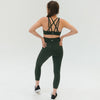 Strappy Sports Bra - Evergreen - Senita Athletics