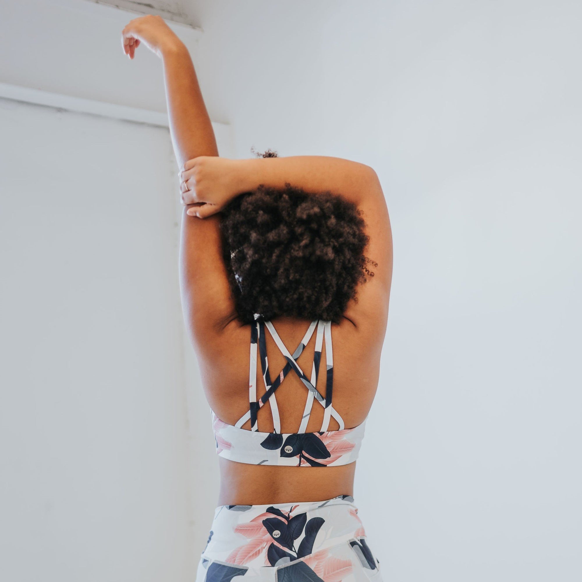Strappy Sports Bra - Magnolia - Senita Athletics