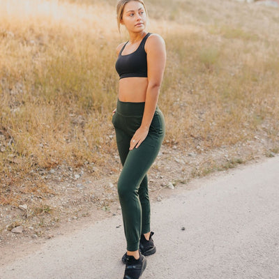 Studio Skin Joggers - Evergreen - Senita Athletics