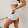 Swift Shorts 4 - Heathered White - Senita Athletics