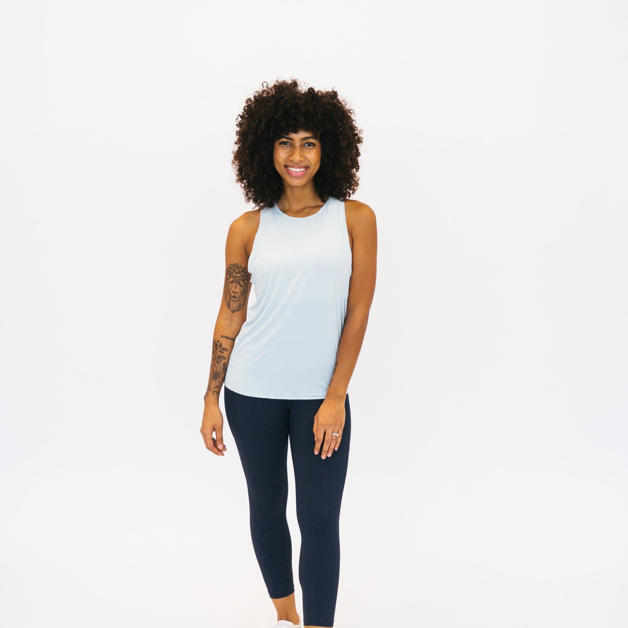 Tahoe Tank - Powder Blue - Senita Athletics