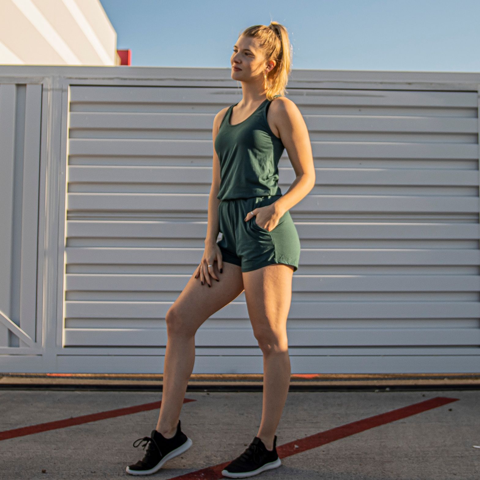 Tank Romper - Pacific - Senita Athletics