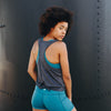 Tie Back Tank - Iron - Senita Athletics