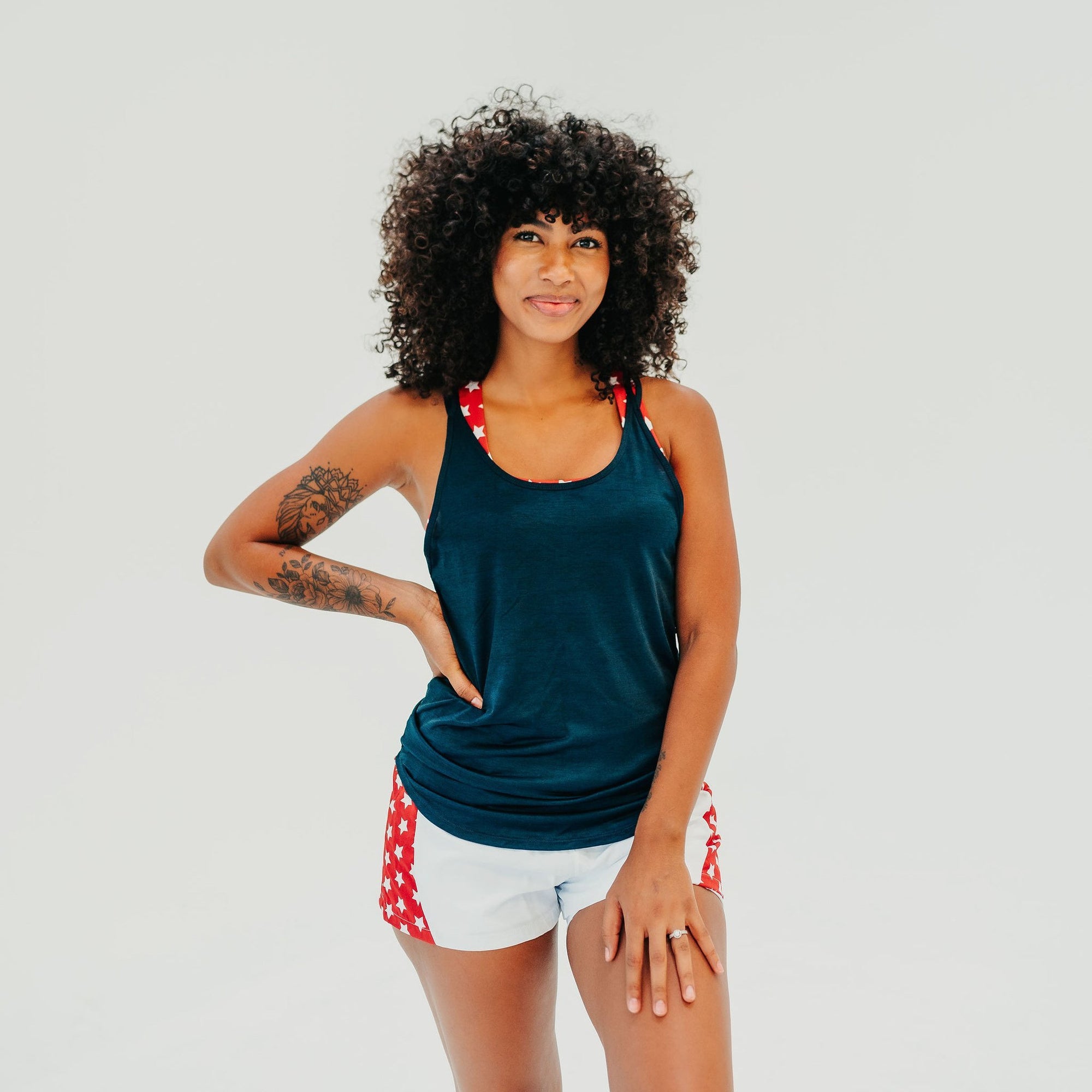 Trail Run Tank - Navy - Senita Athletics