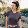 Twisted Crop Top - Fossil - Senita Athletics