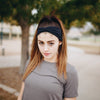 Twisted Headband - Black - Senita Athletics