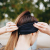 Twisted Headband - Black - Senita Athletics