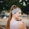 Twisted Headband - Gray - Senita Athletics