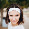 Twisted Headband - White - Senita Athletics