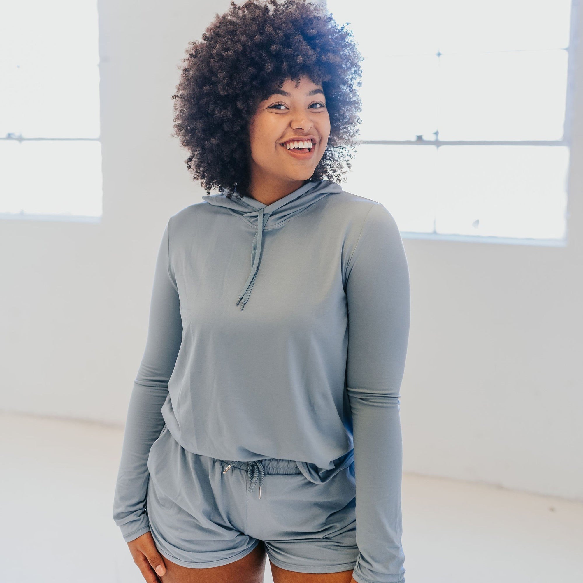 Weekend Hoodie - Steel Blue - Senita Athletics