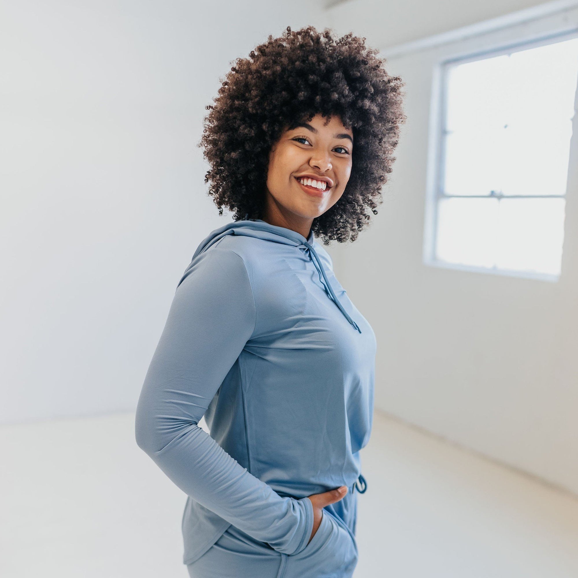 Weekend Hoodie - Steel Blue - Senita Athletics