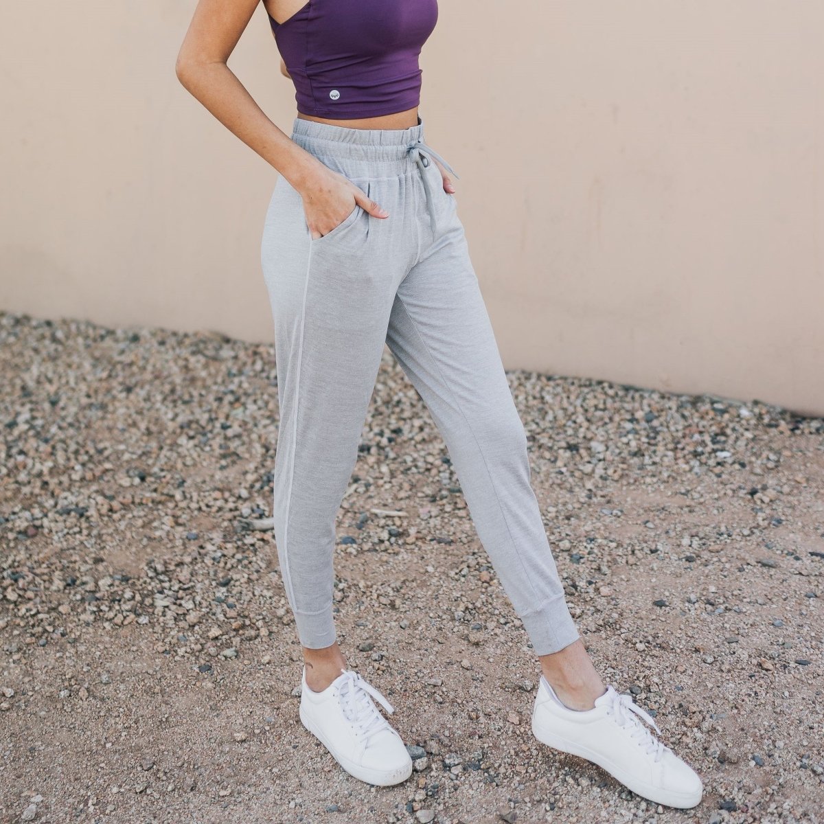 Weekend Joggers - Heathered Gray - Senita Athletics