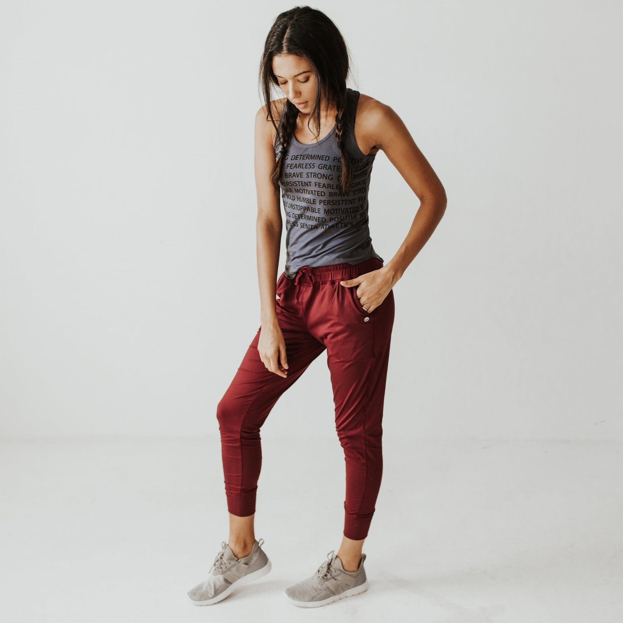Weekend Joggers - Mulberry - Senita Athletics