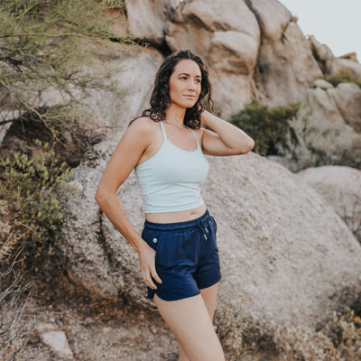 Weekend Shorts - Navy - Senita Athletics
