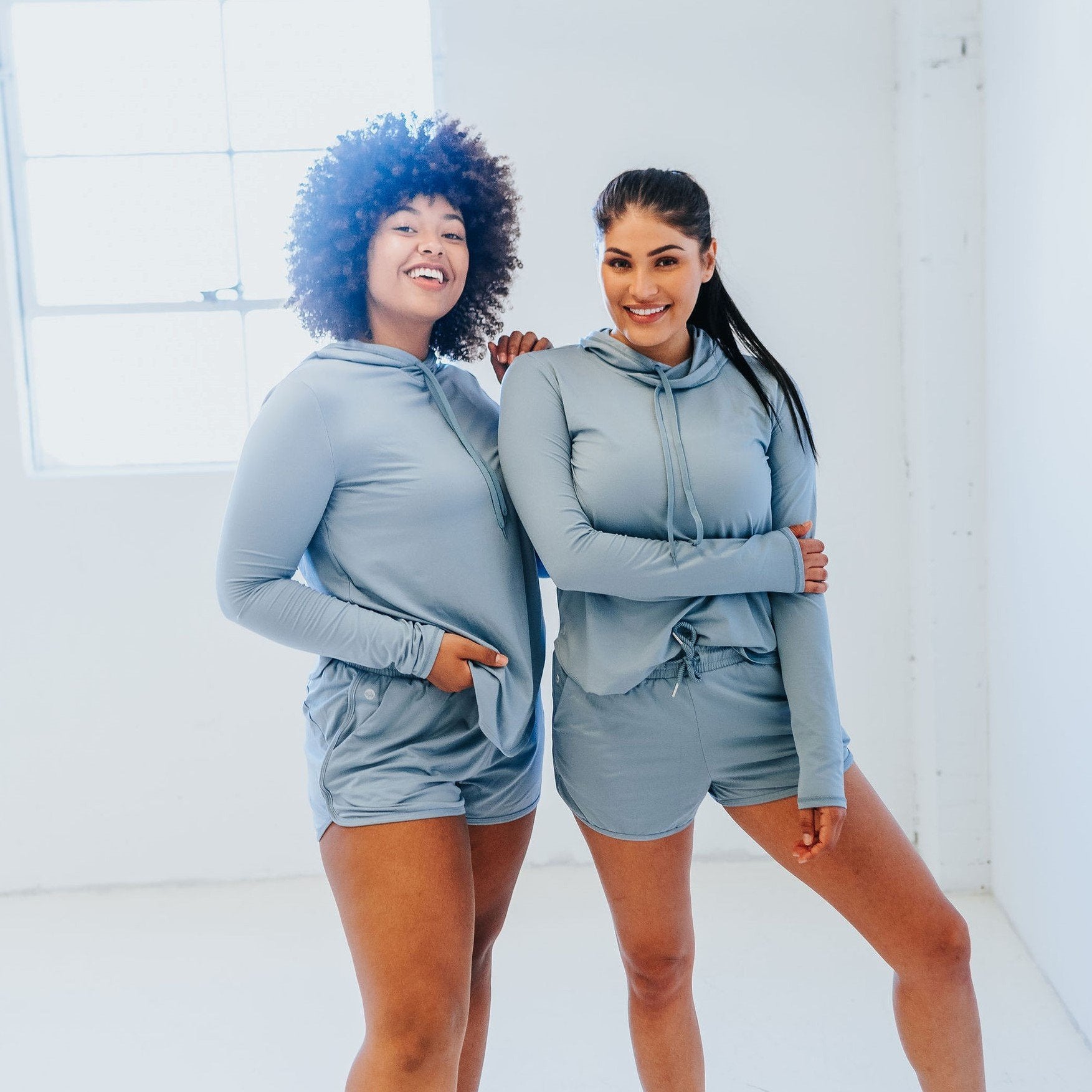 Weekend Shorts - Steel Blue - Senita Athletics